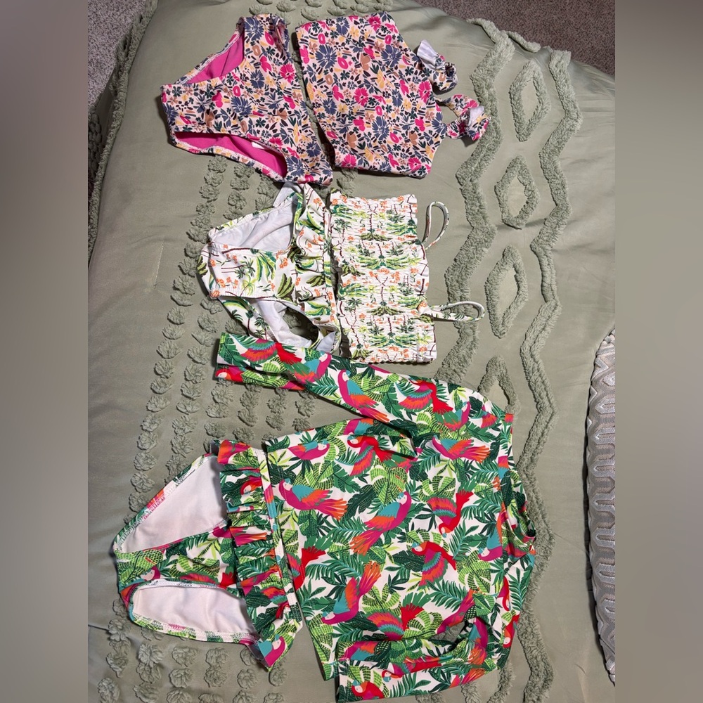Old Navy Kids Swim Pajama Sets - Floral and Tropical Prints